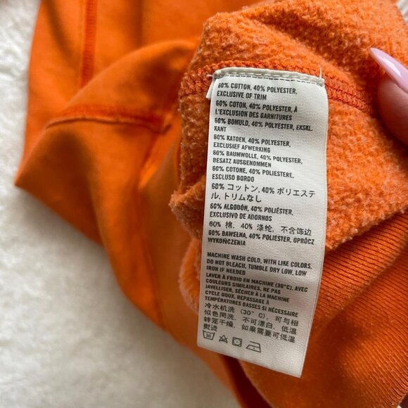 Y2K Orange Hollister Co. Zip Up Hoodie - Picture 6 of 8